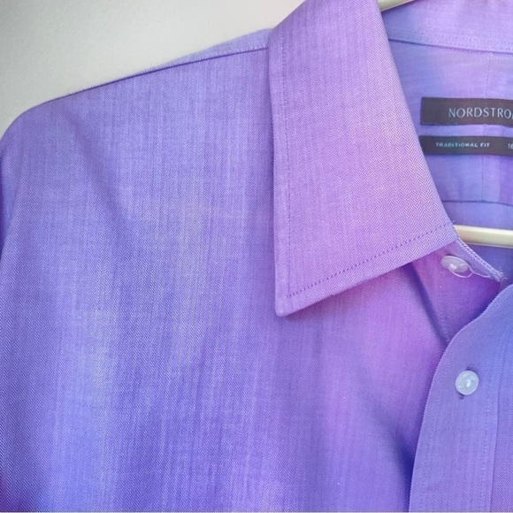 Lavender Dress Shirt by Nordstrom. - Picture 6 of 7